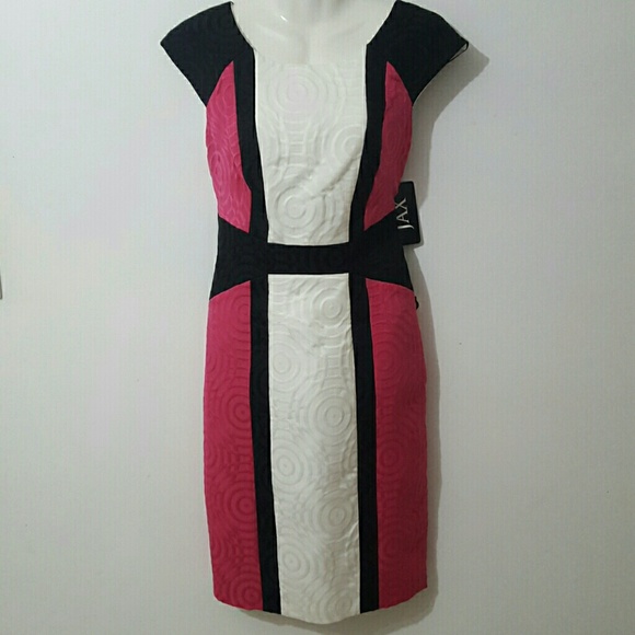 Jax Dresses & Skirts - Jax NWT womans shift dress, color blocked/Size-10